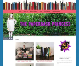 Thepaperbackprincess.com(The Paperback Princess) Screenshot