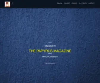 Thepapyrusmagazine.com(Events And Magazine Publication) Screenshot
