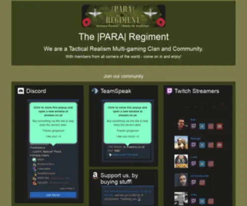 Thepara.co.uk(The) Screenshot