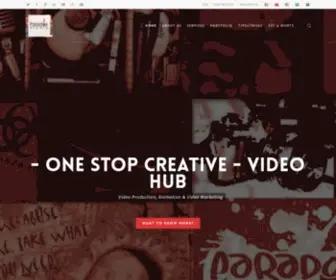 Theparadoxstudio.com(One Stop Creative Video Hub) Screenshot