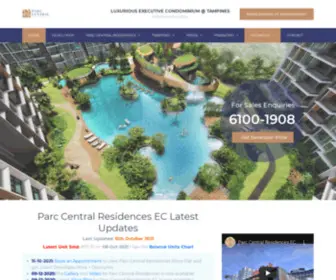 Theparccentralresidences.com(EC (Updated) Screenshot