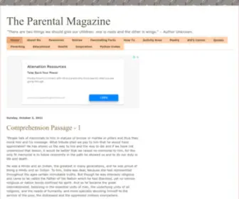 Theparentalmagazine.com(The Parental Magazine) Screenshot