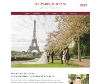 Theparisofficiant.com(The Paris Officiant) Screenshot