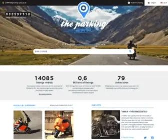 Theparking-Motorcycle.co.uk(The parking motorcycles) Screenshot