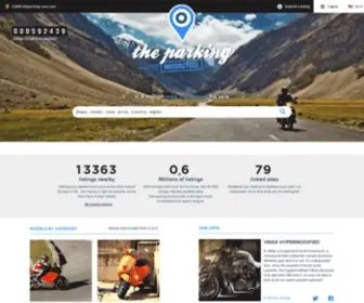 Theparking-Motorcycle.com(The parking motorcycles) Screenshot