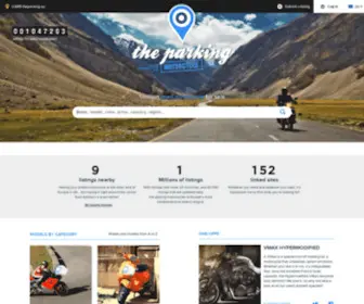 Theparking-Motorcycle.eu(The parking motorcycles) Screenshot