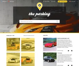 Theparking.ca(The parking) Screenshot