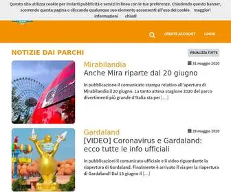 Theparks.it(Nel cuore dei parchi di divertimento) Screenshot