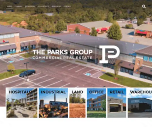 Theparksgroupcommercial.com(The Parks Group Commercial Real Estate) Screenshot