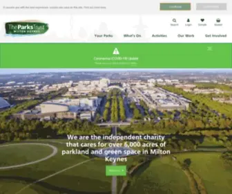 Theparkstrust.com(The Parks Trust) Screenshot
