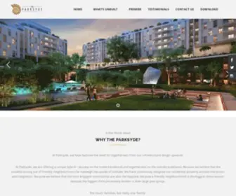 Theparksyde.com(The ParkSyde Kachna Raipur) Screenshot