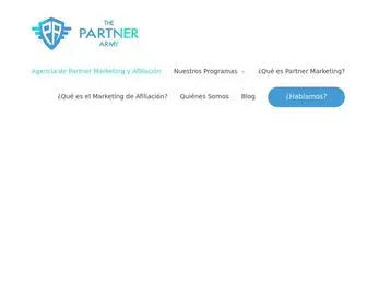 Thepartnerarmy.com(Agencia de Marketing de Afiliación) Screenshot
