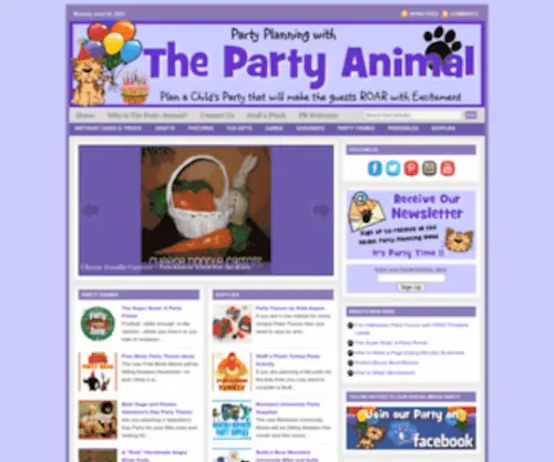 Thepartyanimal-Blog.org(ThePartyAnimal Blog) Screenshot