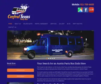 Thepartybusaustin.com(Austin Party Bus) Screenshot