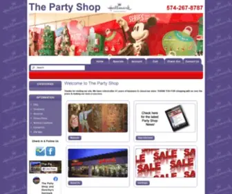 Thepartyshop.com(Thepartyshop) Screenshot