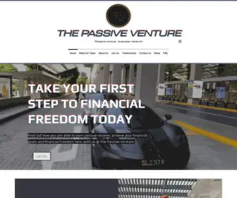 Thepassiveventure.com(The Passive Venture) Screenshot