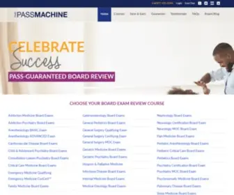 Thepassmachine.com(Pass your medical board exam) Screenshot