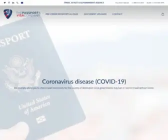 Thepassportandvisacompany.com(The Passport & Visa Company) Screenshot