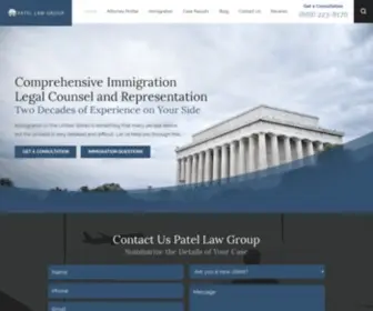 Thepatellawgroup.com(Washington D.C) Screenshot