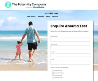 Thepaternitycompany.co.uk(The Paternity Company) Screenshot