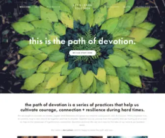 Thepathofdevotion.com(Let's learn together) Screenshot