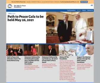 Thepathtopeacefoundation.org(The Path To Peace Foundation) Screenshot