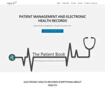 Thepatientbook.com(The Patient Book) Screenshot