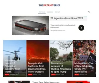 Thepatriotbrief.com(Thepatriotbrief) Screenshot