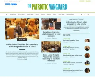 ThepatrioticVanguard.com(The Patriotic Vanguard) Screenshot