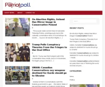 Thepatriotpoll.com(The Patriot Poll) Screenshot