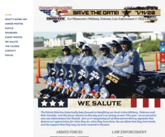 Thepatriotride.org(Patriot Ride) Screenshot