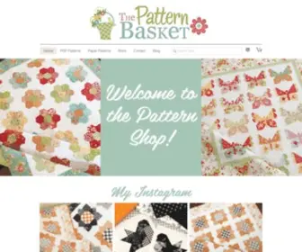 Thepatternbasket.com(The Pattern Basket) Screenshot