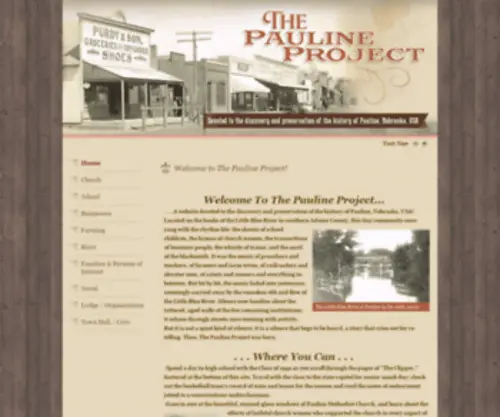 Thepaulineproject.com(The Pauline Project) Screenshot