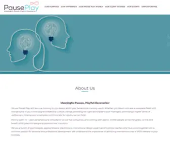 Thepauseplay.com(Corporate training) Screenshot