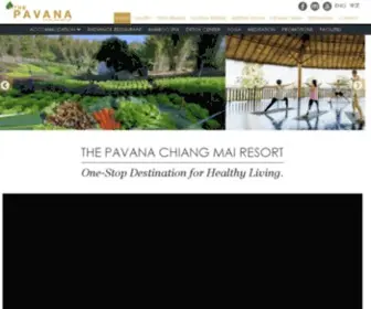 Thepavanachiangmairesort.com(The pavana chiangmai resort) Screenshot