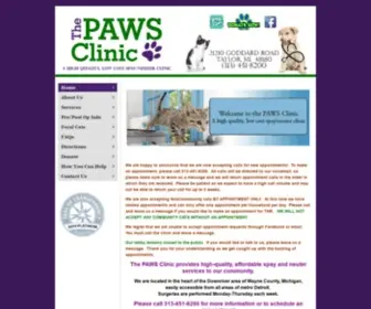 Thepawsclinic.com(The Paws Clinic) Screenshot