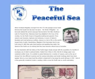 Thepeacefulsea.com(The Peaceful Sea) Screenshot