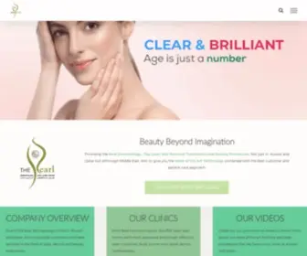 Thepearlderma.com(The Pearl Dermatology and Medical Center Laser Center) Screenshot