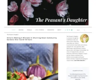 Thepeasantsdaughter.net(The Peasant's Daughter) Screenshot