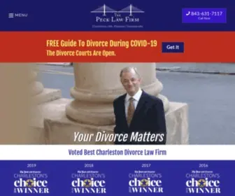 Thepeckfirm.com(Charleston Divorce Lawyers) Screenshot