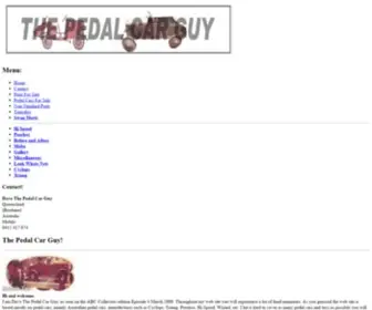 Thepedalcarguy.com(Dave The Pedal Car Guy) Screenshot