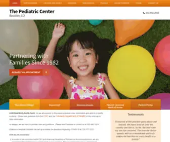 Thepediatriccenter.net(The Pediatric Center) Screenshot