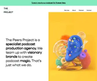 Thepeersproject.com(The Peers Project) Screenshot