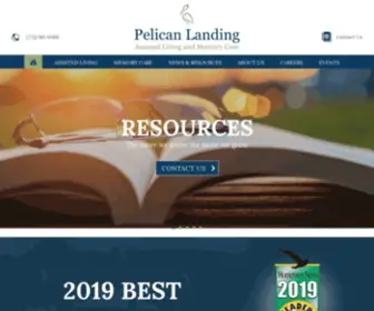 Thepelicanlanding.com(Pelican Landing Assisted Living and Memory Care in Sebastian FL) Screenshot