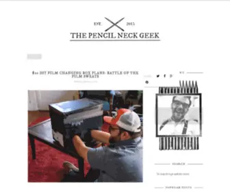 Thepencilneckgeek.com(The Pencil Neck Geek) Screenshot