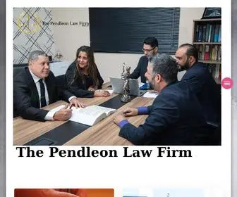 Thependleonlawfirm.com(The Pendleon Law Firm) Screenshot