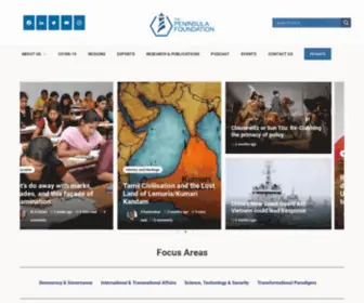 Thepeninsula.org.in(The Peninsula Foundation CSS Only Navigation Menu) Screenshot