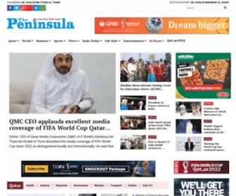 Thepeninsulaqatar.com(The Peninsula Qatar) Screenshot