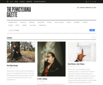 Thepenngazette.com(Alumni Magazine) Screenshot