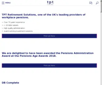 Thepensionstrust.org.uk(TPT) Screenshot
